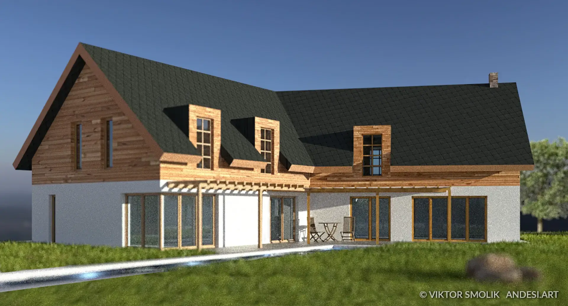 Architectural Design of a Family House | ANDESI.ART