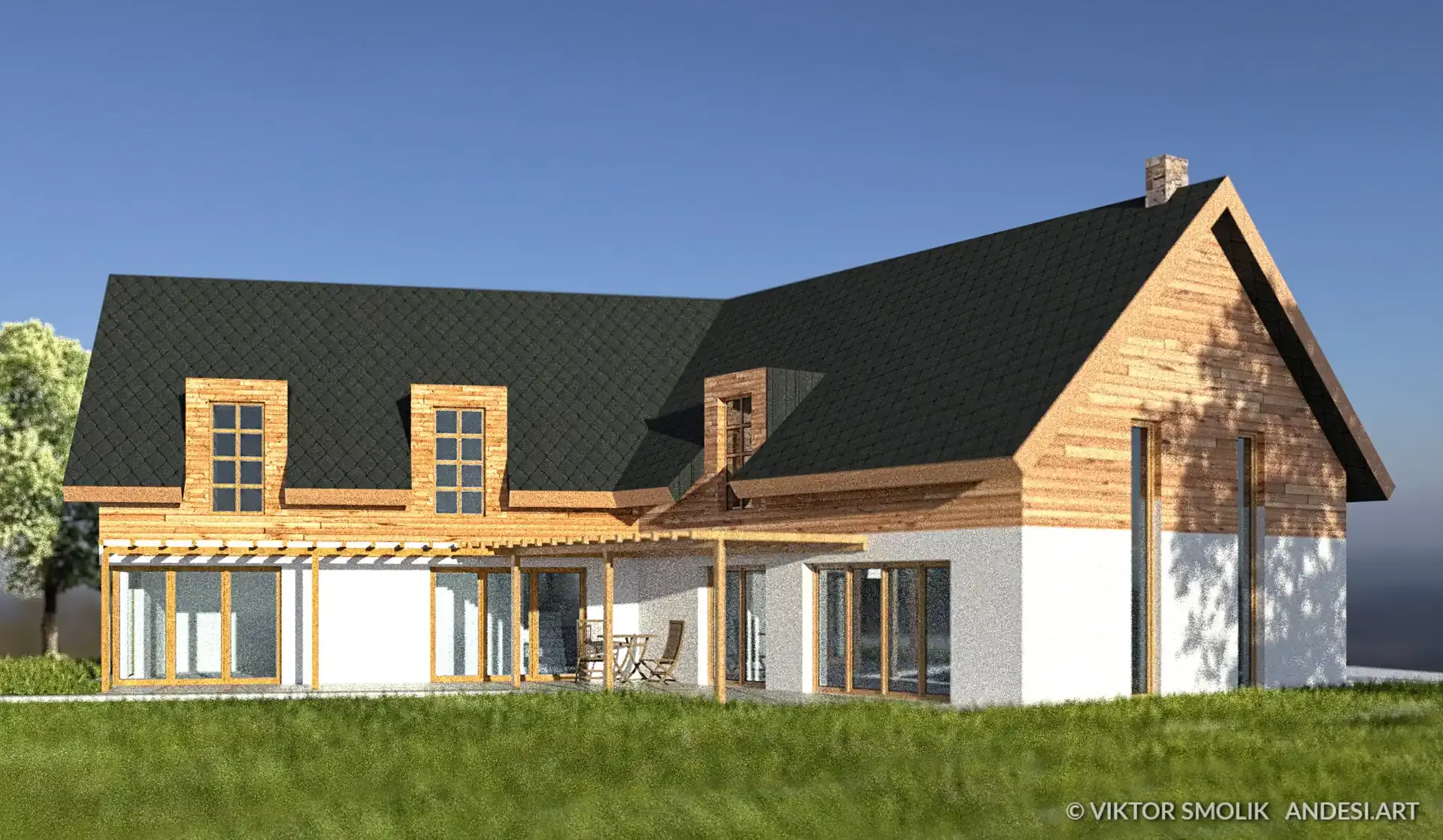 Architectural Design of a Family House | ANDESI.ART